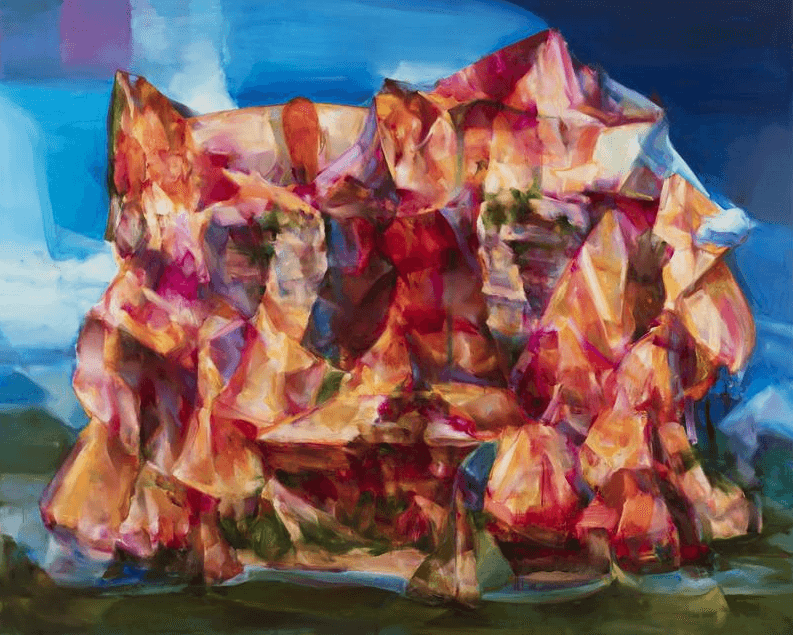 Landscape - structure#1(corsica) · Acrylic, oil on canvas · 182x227cm · 2019 [출처] 이화익갤러리 홈페이지 · Landscape - structure#1(corsica) · Acrylic, oil on canvas