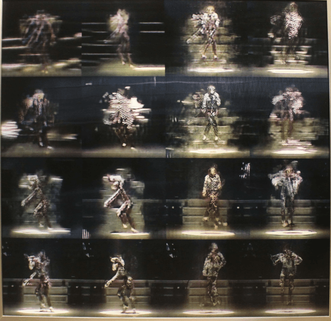 MJ X BTS 0: Wembley · Print on Lenticular Lens · 110x110x4.2cm · 2020  [출처] AI 아트갤러리 홈페이지 · MJ X BTS 0: Wembley · Print on Lenticular Lens