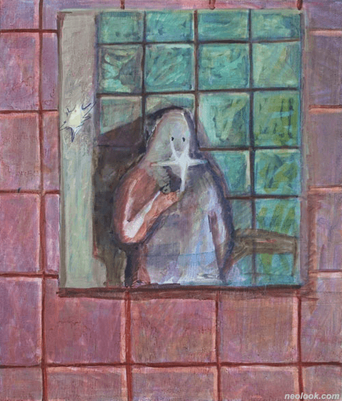 고스트 인 더 미러 · 캔버스에 유채 · 53 × 45.5cm · 2020