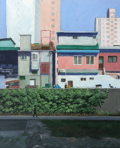 정릉천 · 판넬에 아크릴 · 100cm x 80.3cm · 2020