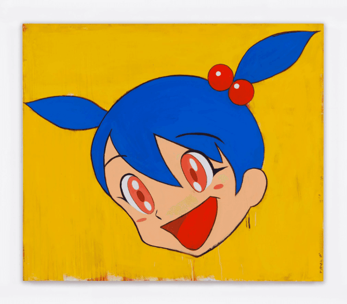 Mr., End of Year Party 21 Days · Acrylic on canvas · 122 × 143 cm · 1996 ©1996 Mr./Kaikai Kiki Co., Ltd. All Rights Reserved. Courtesy Perrotin · Mr., End of Year Party 21 Days · Acrylic on canvas