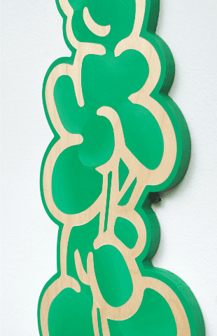 Decorative line piece_green plate · ⓒSongEun Art and Cultural Foundation and the Artist. All rights reserved.
