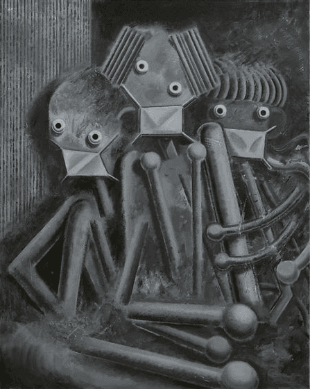 The family · Acrylic on canvas · 73 x 91 cm · 2020