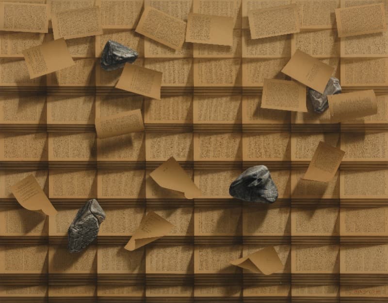스톤북 · 종이에 아크릴 · 113.7x145.5cm · 1986년