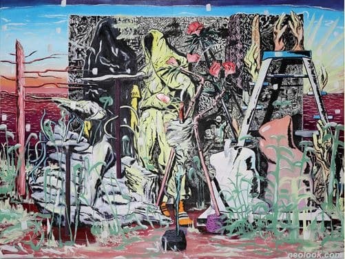 근방역 · 캔버스에 유채 · 194x259cm · 2020