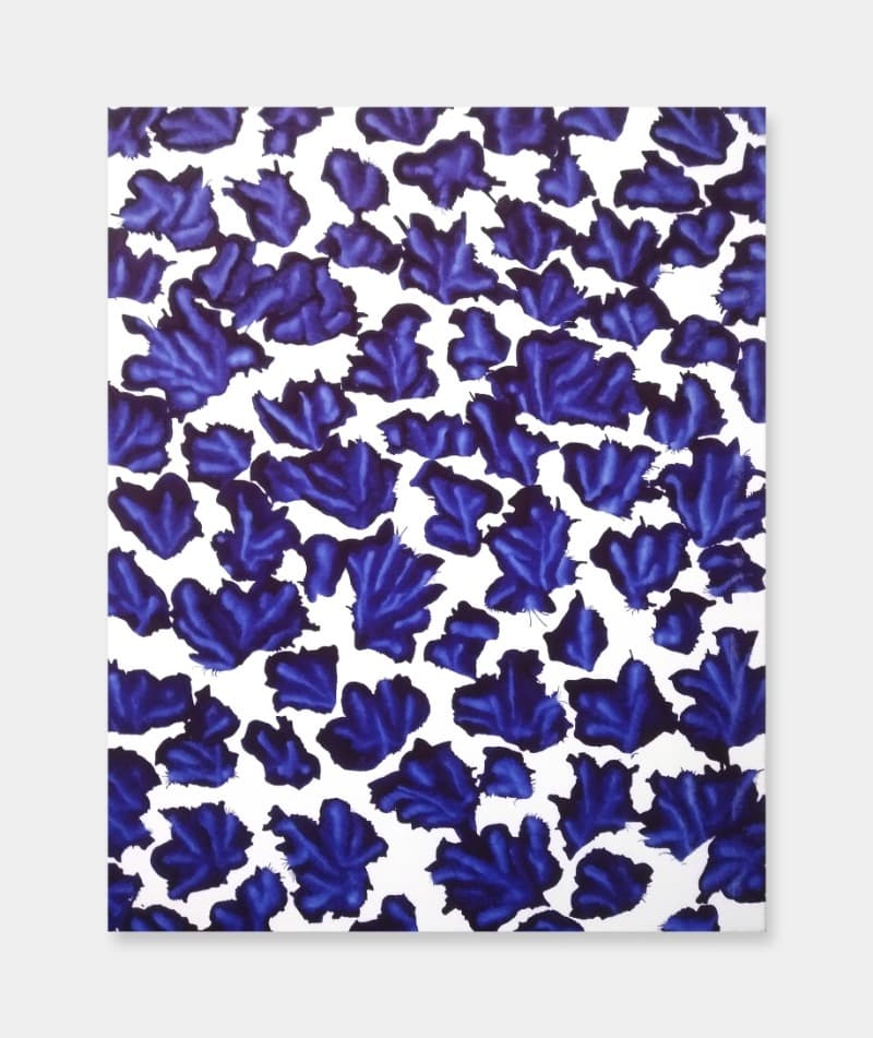나비 · ink on canvas · 90.9 x 72.7 cm · 2017 · Butterfly · ink on canvas