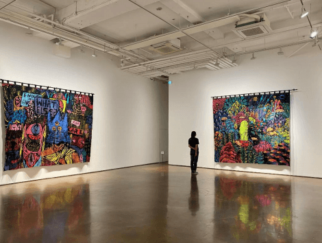 Installation view of Lost in Parody · ⓒ Eko Nugroho and Arario Gallery