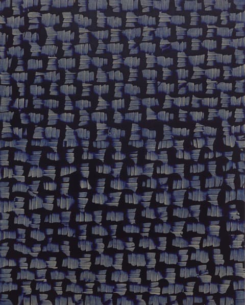 유주희, Repetition-Trace of meditation · Acrylic on Linen · 162.2x130.3cm · 2020