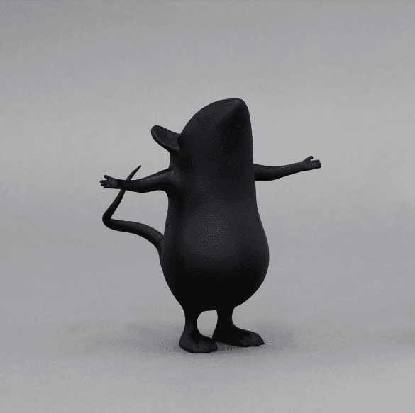 Pou Sto · 나일론에 에폭시 페인트 · 110 x 150 x 140(h) mm · 2020