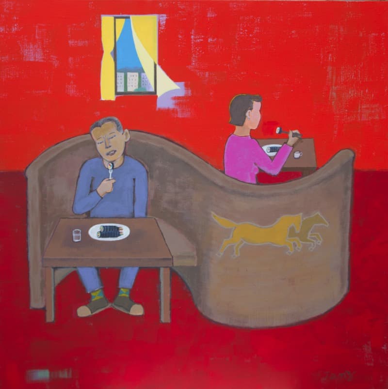장범순, 40대 · Acrylic on canvas · 70×70cm · Acrylic on canvas