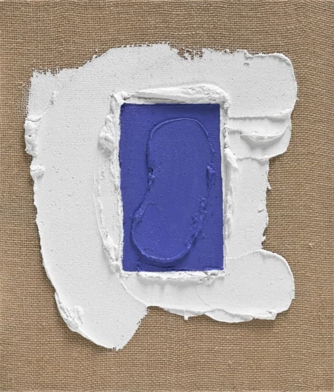 장마리아, Spring Series (Violet 1) · Mixed media · 53 x 45.7 cm · 2020 · Spring Series (Violet 1) · Mixed media