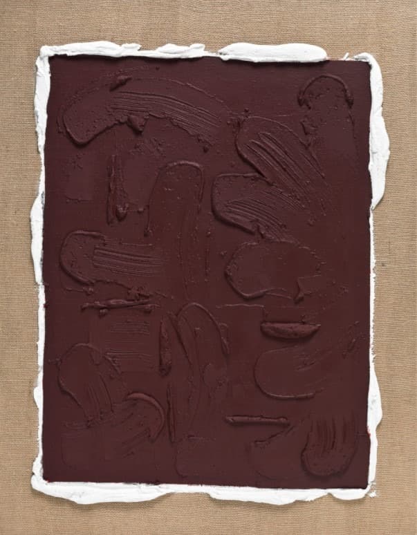 장마리아, In Between - Spring Series (Brick-Red) · Mixed media · 117 x 91 cm · 2020 · In Between - Spring Series (Brick-Red) · Mixed media