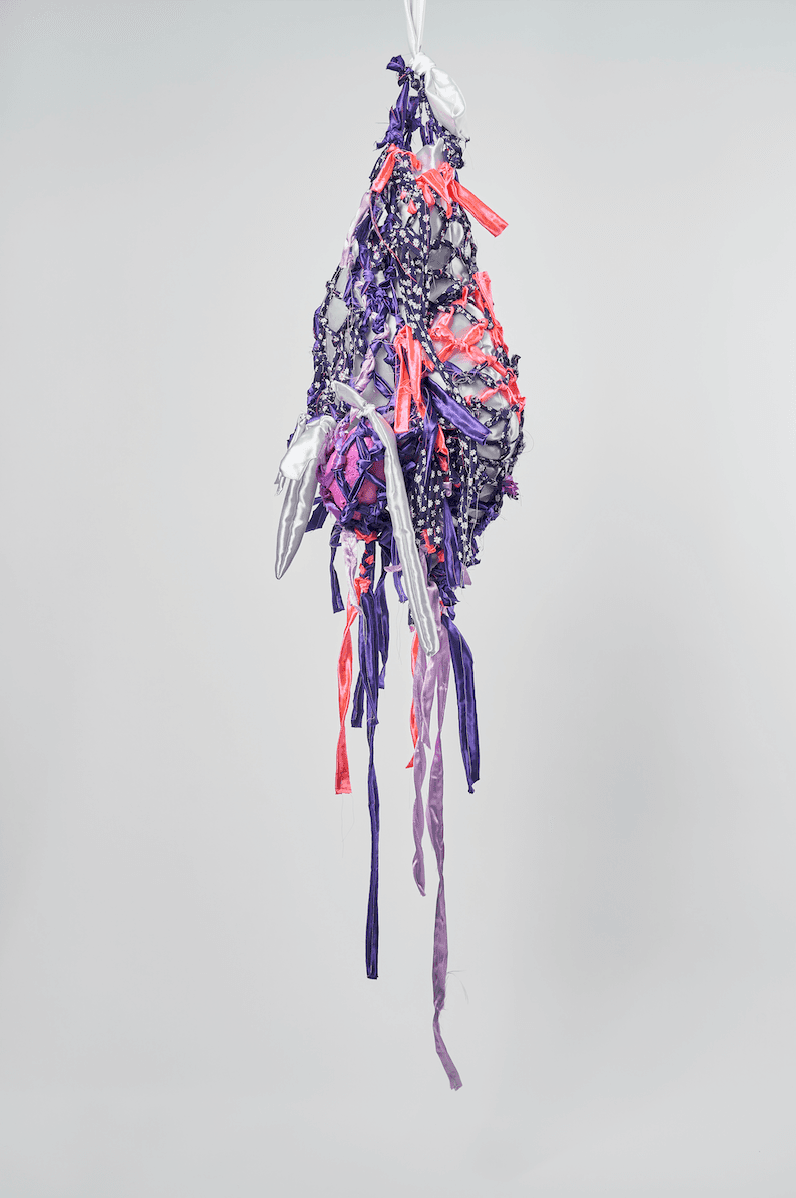 Abdomen : Normal · Fabric, styrofoam, paint, cotton · 25 x 32 x 70 cm · 2020 ⓒSongEun Art and Cultural Foundation and the Artist. All rights reserved. · Abdomen : Normal · Fabric, styrofoam, paint, cotton