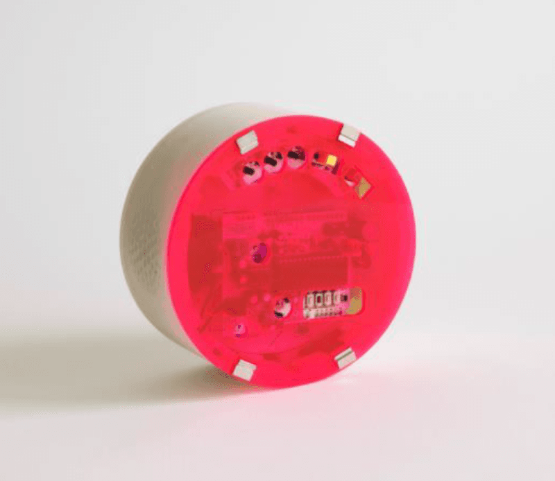 Soundscape-Apparatus 프로토타입" #For performance_Disk Ver1.0 · ∅1 5cm, 3D print, Mixed Media, edition ⅕ · 2014 ⓒ후니다킴 Hoonida Kim 이미지 제공 디스위켄드룸 · Soundscape-Apparatus 프로토타입" #For performance_Disk Ver1.0 · ∅1 5cm, 3D print, Mixed Media, edition ⅕