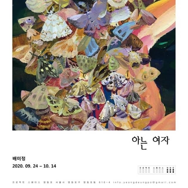배미정 <아는 여자> 포스터