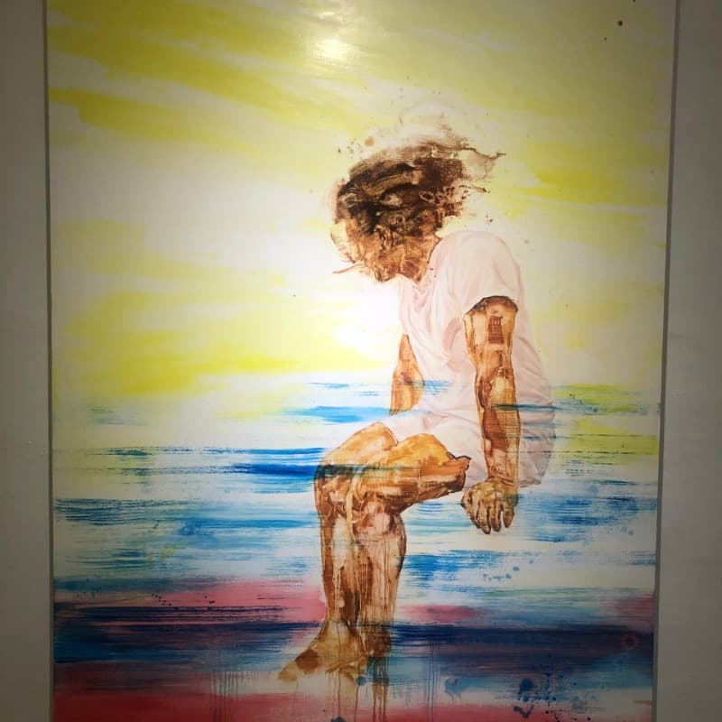 바람은 내 머리를 흐트러뜨리며 지나간다 · oil on canvas · 162.2x130.3cm · oil on canvas · oil on canvas