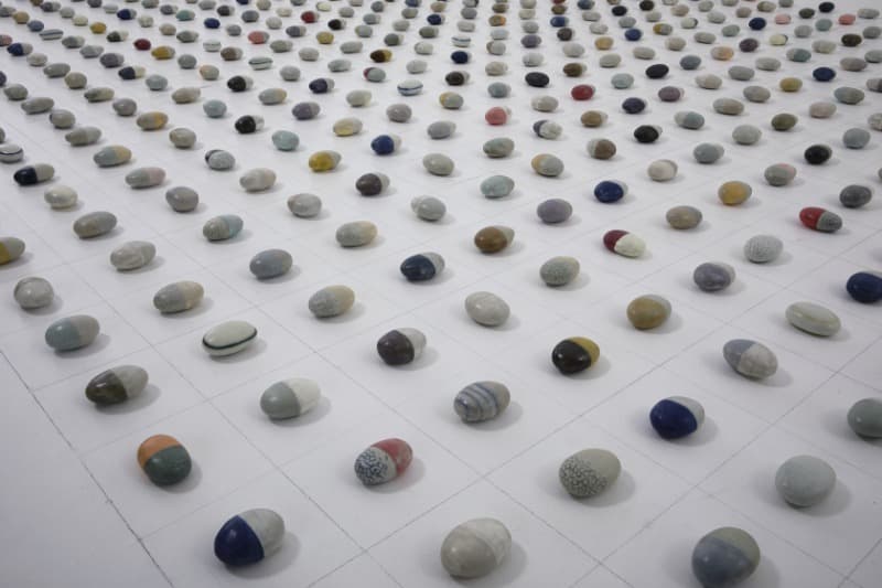 곽경화, Untitled · Glazed ceramic, 2020 · Variable dimensions · 2020