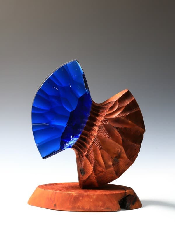 작은종 · 우드, 유리 · 36x14x46cm · 2020