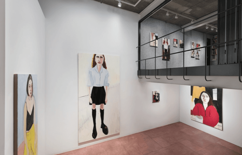 Chantal Joffe, Teenagers Installation view, Lehmann Maupin, Seoul · 2020 Photo by OnArt Studio · Chantal Joffe, Teenagers Installation view, Lehmann Maupin, Seoul
