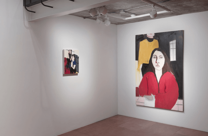 Chantal Joffe, Teenagers Installation view, Lehmann Maupin, Seoul · 2020 Photo by OnArt Studio · Chantal Joffe, Teenagers Installation view, Lehmann Maupin, Seoul