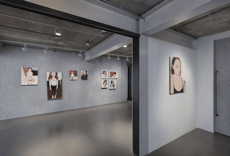 Chantal Joffe, Teenagers Installation view, Lehmann Maupin, Seoul · 2020 Photo by OnArt Studio · Chantal Joffe, Teenagers Installation view, Lehmann Maupin, Seoul