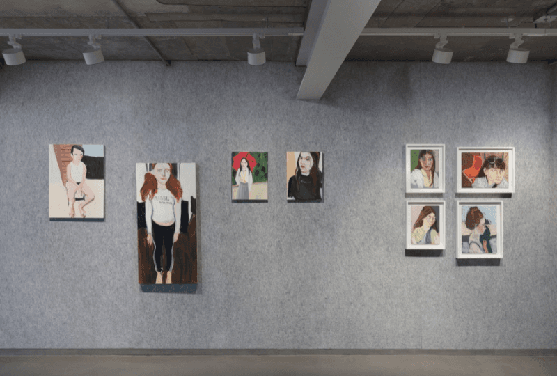 Chantal Joffe, Teenagers Installation view, Lehmann Maupin, Seoul · 2020 Photo by OnArt Studio · Chantal Joffe, Teenagers Installation view, Lehmann Maupin, Seoul