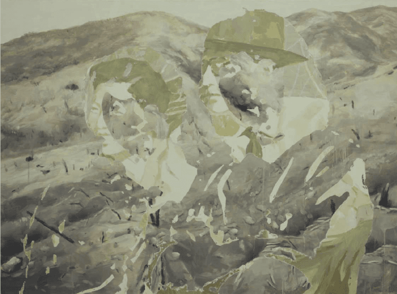 어머니와 나 - 0516 · 캔버스 위에 아크릴 물감, 유채 · 97x130cm · 2019 [출처] 조현화랑 제공