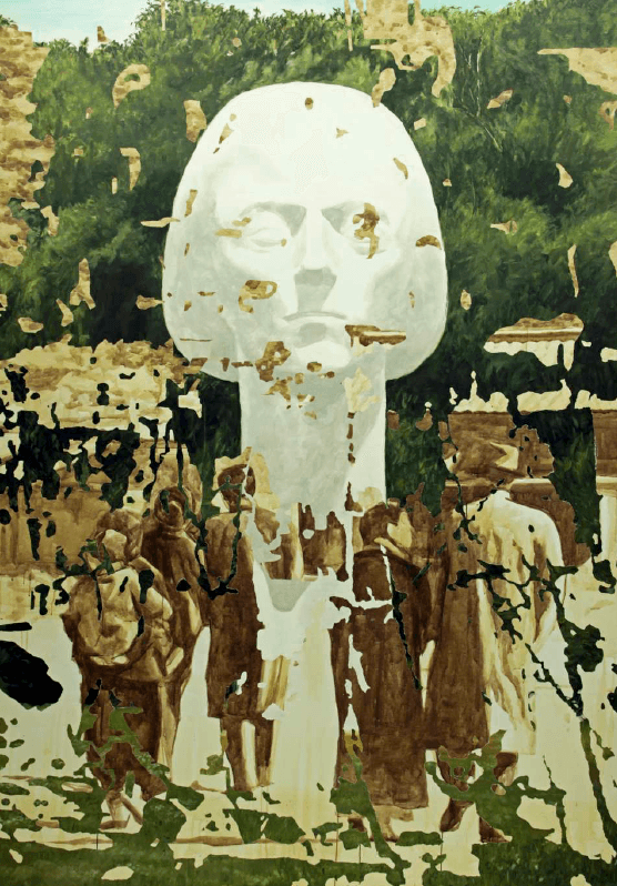 흔한 믿음, 익숙한 오해 - 2022 · 캔버스 위에 아크릴 물감, 유채 · 162x130cm · 2020 [출처] 조현화랑 제공