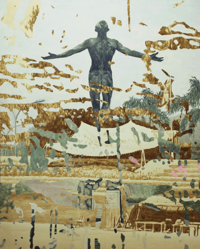 흔한 믿음, 익숙한 오해 - 20121 · 캔버스 위에 아크릴 물감, 유채 · 259x182cm · 2020 [출처] 조현화랑 제공