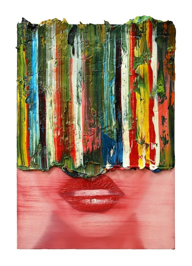 image-face(model) · oil on canvas · 53x37cm · 2020