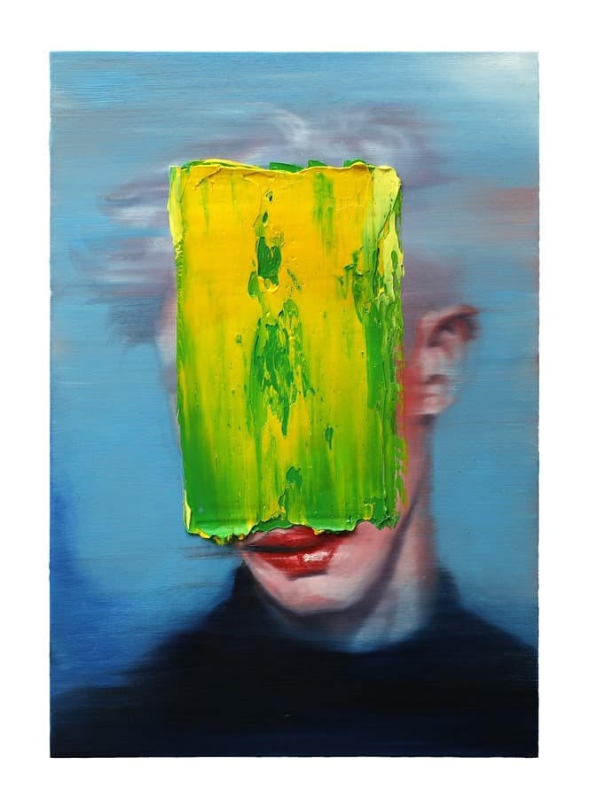 image-face(model) · oil on canvas · 72x50cm · 2020