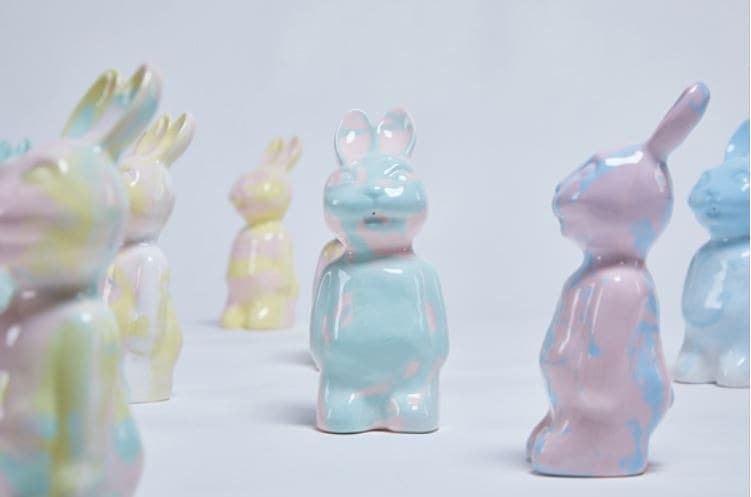 최정미 개인전 <Rabbit Soul ‘색채미각’(Color Taste)> 포스터