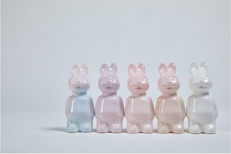 Candy shop4 가변설치500 · Ceramic · 8x8x18cm, 가변설치500 · 2020 · Candy shop4 · Ceramic