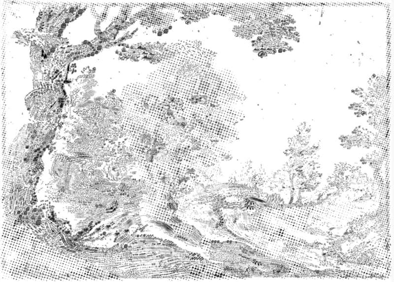 Landscape · digital print on canvas · 200x140cm · 2020
