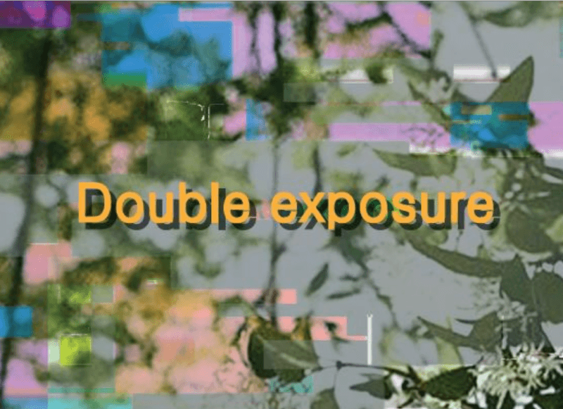 김민정: Double exposure  포스터