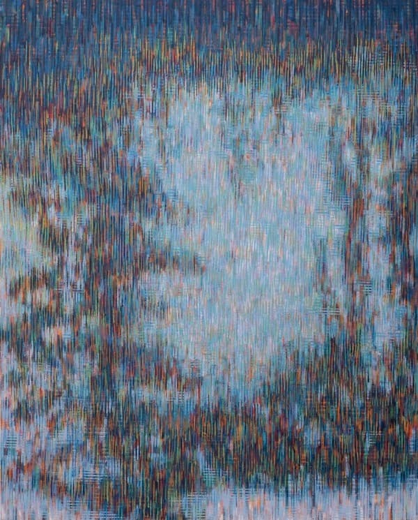 LAND  S  CAP  E7  MAY    BE     WILL    BE · Acrylic on canvas · 162.2x130.3cm · 2020 · LAND  S  CAP  E7  MAY    BE     WILL    BE · Acrylic on canvas