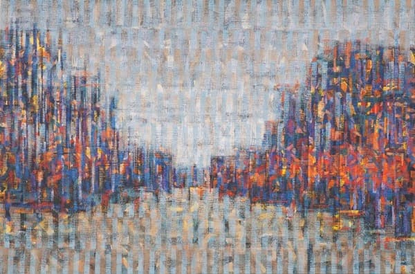 LAND  S  CAP  E5 WITH WITH  OUT · Acrylic on canvas · 90.9x60.6cm · 2020 · LAND  S  CAP  E5 WITH WITH  OUT · Acrylic on canvas