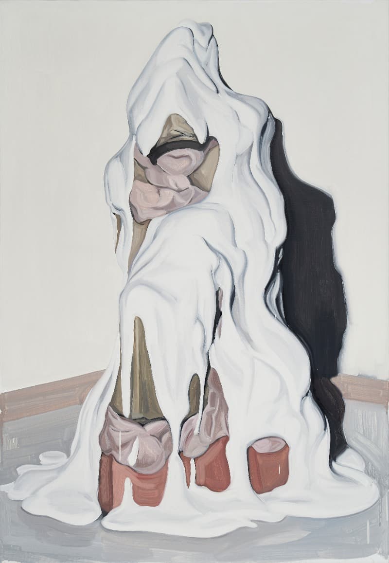 노은주  〈녹는형태연습〉 · 캔버스에 유채 · 116.8 x 80.3 cm · 2017