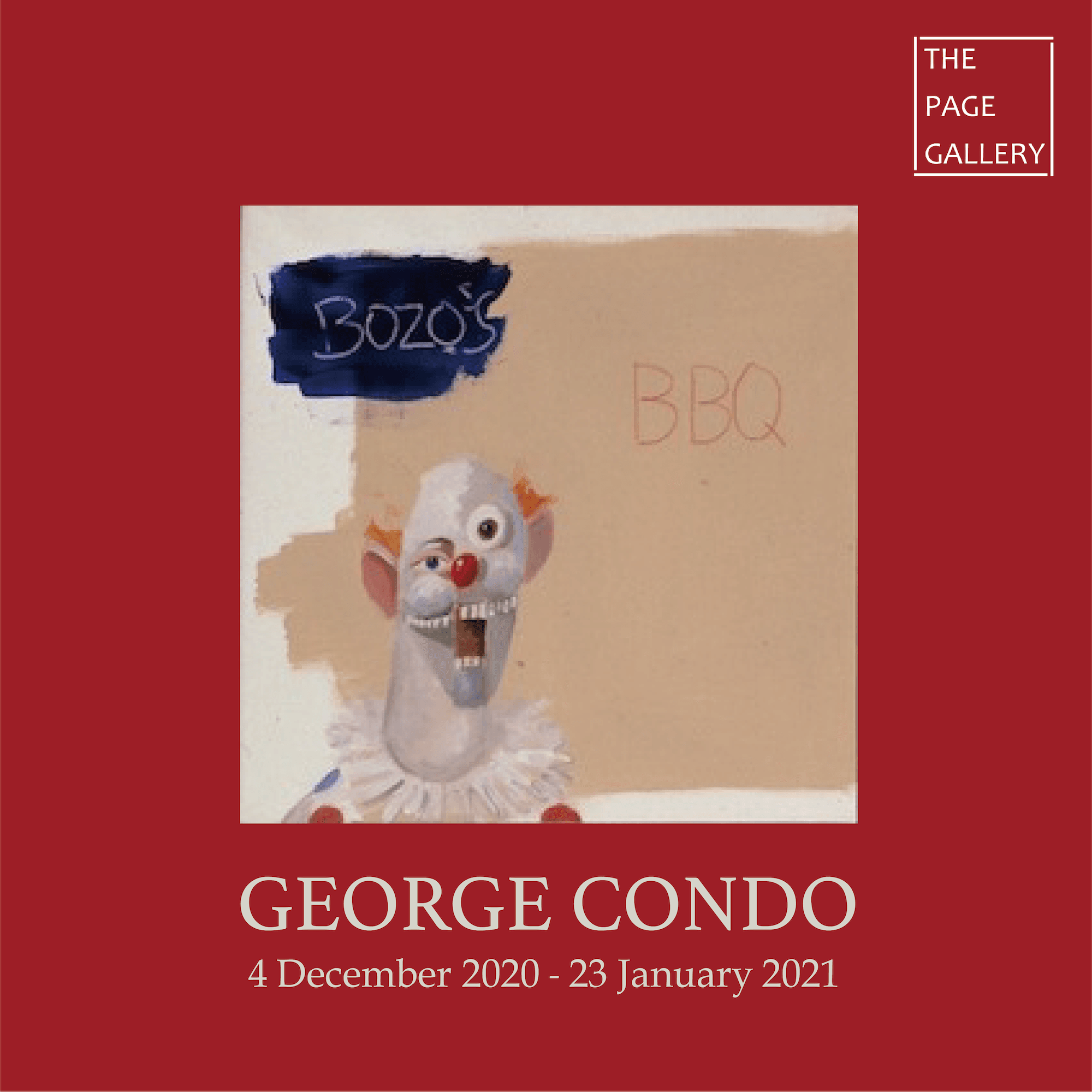 GEORGE CONDO 포스터