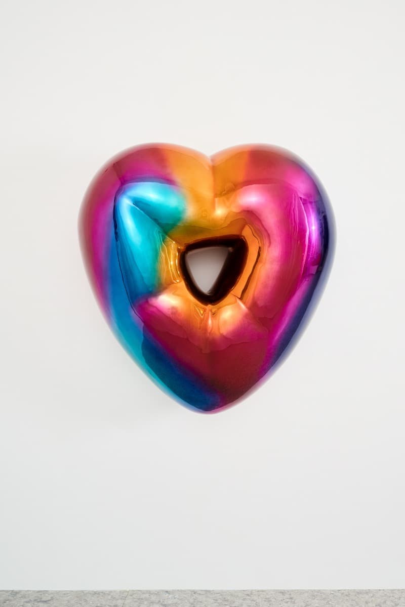 내 마음의 색깔 · Stainless Steel, Mirror Finish, Candy Urethane Paint · H 100 x W 95 x D 36cm · 2020 · Colors of My Heart
