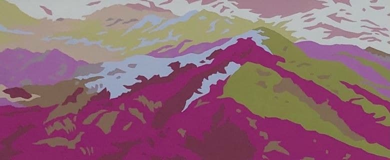 Landscape#5, 서지선 · Acrylic on Canvas · 21x49cm · 2021 · Landscape#5 · Acrylic on Canvas