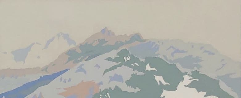 Landscape#2, 서지선 · Acrylic on Canvas · 21x49cm · 2021 · Landscape#2 · Acrylic on Canvas