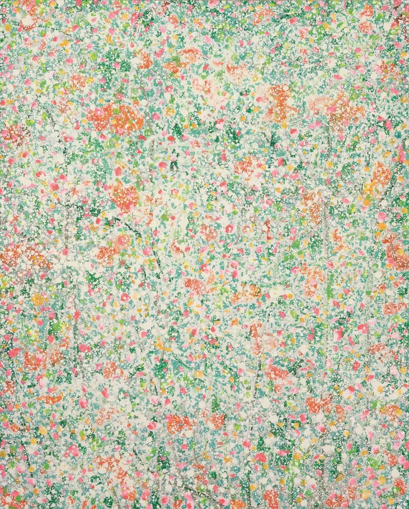 Flowers · mixed media on canvas · 162x130cm · 2020