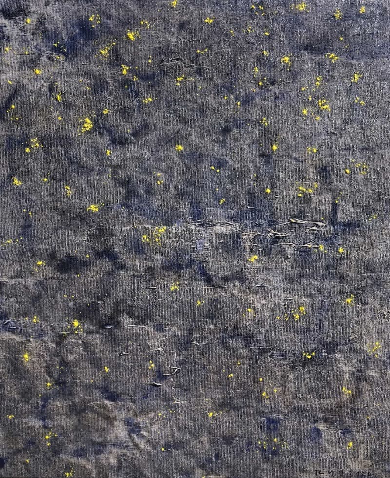 비인 집 · mixed media on canvas · 72,7x60,6cm · 2020