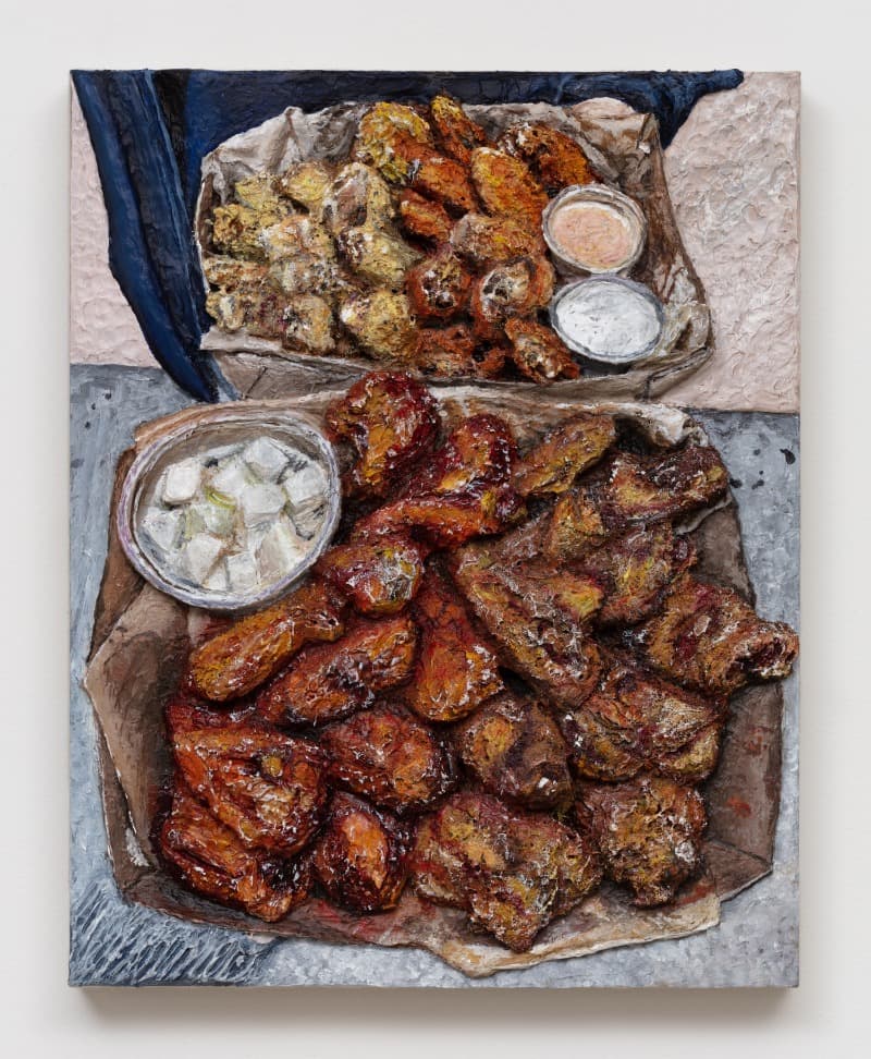 ,Korean Fired Chicken · Acrvlic on canvas · 2020 · ,Korean Fired Chicken · Acrvlic on canvas