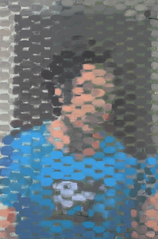 거울 · 캔버스에 유채 · 45x45x124cm · 2020 · Mirror · oil on canvas