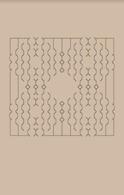 홍승혜  〈Digital Carpet〉 · Adhesive vinyl sheet on floor · 가변크기 · 2021 · Adhesive vinyl sheet on floor