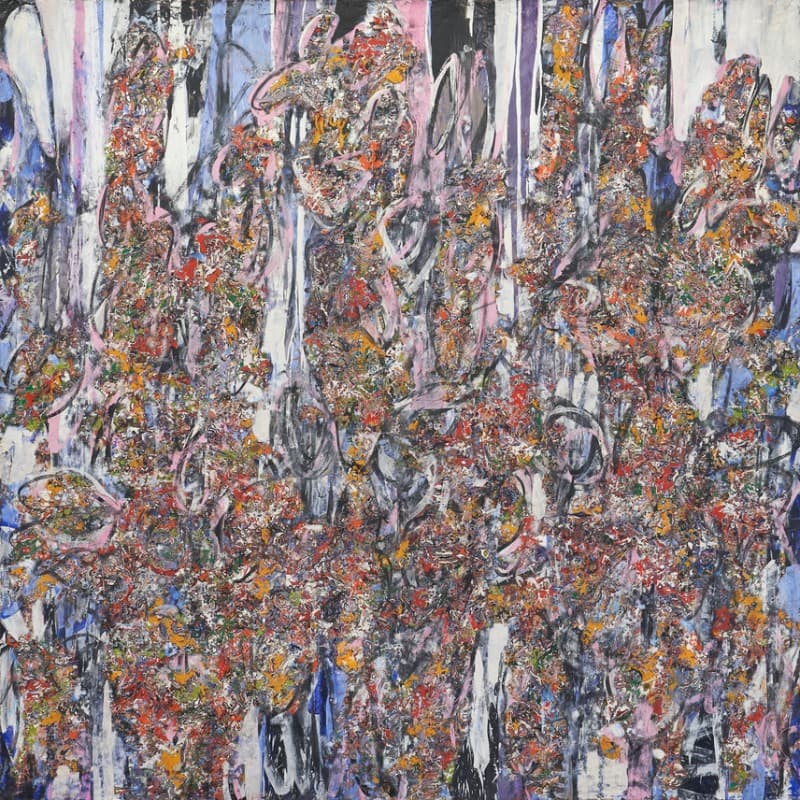 Keys To The Kingdom · Oil on canvas · 182.9 x 182.9 cm (72 x 72 in) · 2019-2020 © Oliver Arms [출처] 제이슨함 · Keys To The Kingdom · Oil on canvas