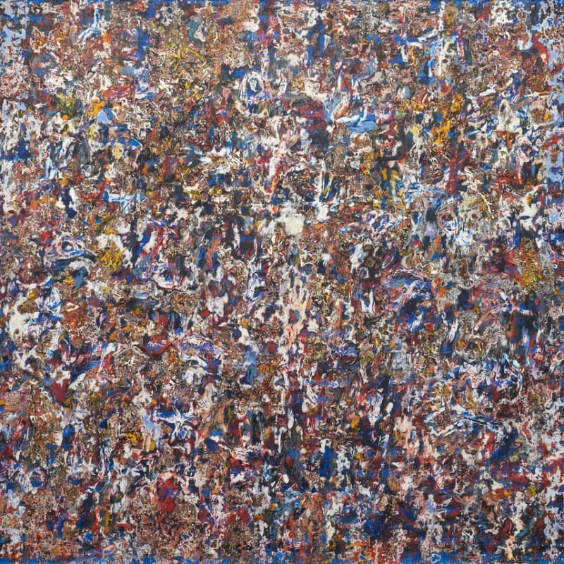How Much Language Does Silence Need? · Oil on canvas · 213.4 x 213.4 cm (84 x 84 in) · 2017-2021 © Oliver Arms [출처] 제이슨함 · How Much Language Does Silence Need? · Oil on canvas