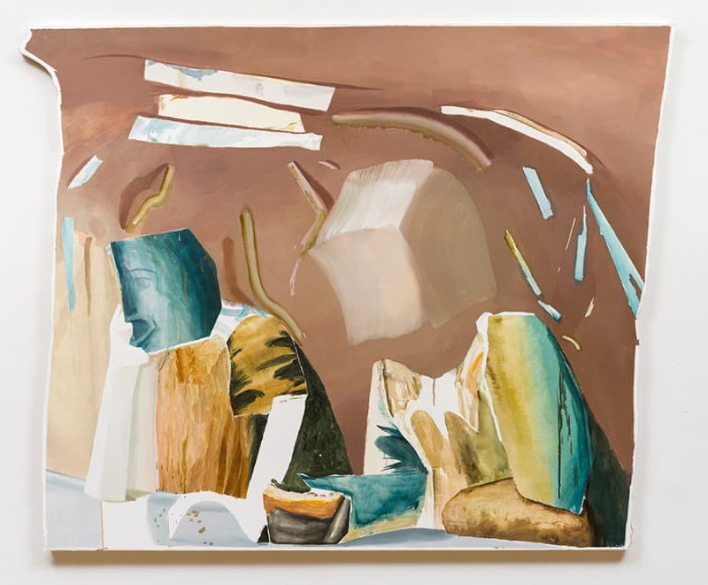 식당 · 종이에 유화 · 151x188cm · 2020 [출처] 플레이스막 · Restaurant · Oil on paper